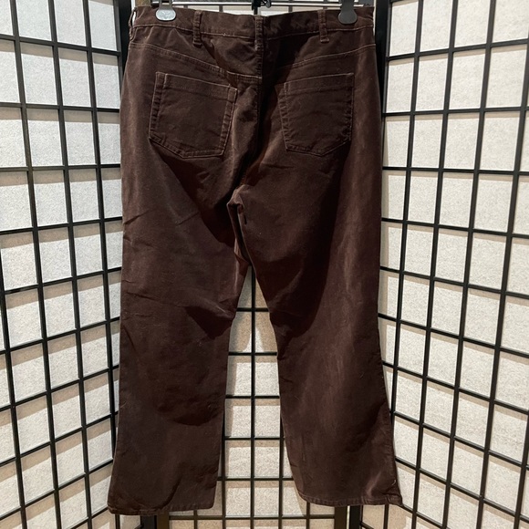 DG2  Diane Gilman Dark Brown Velvety Pants SZ 18W P - Picture 3 of 12